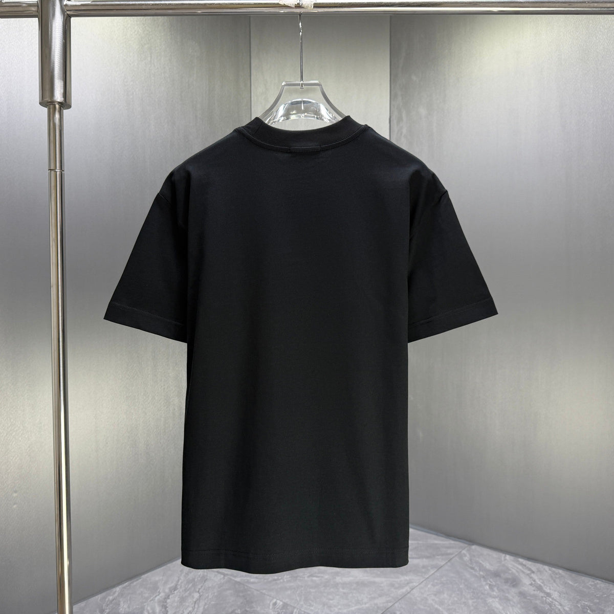 AMIRI Gothic Script With Emblem Crew‑Neck Short‑Sleeve T‑Shirt