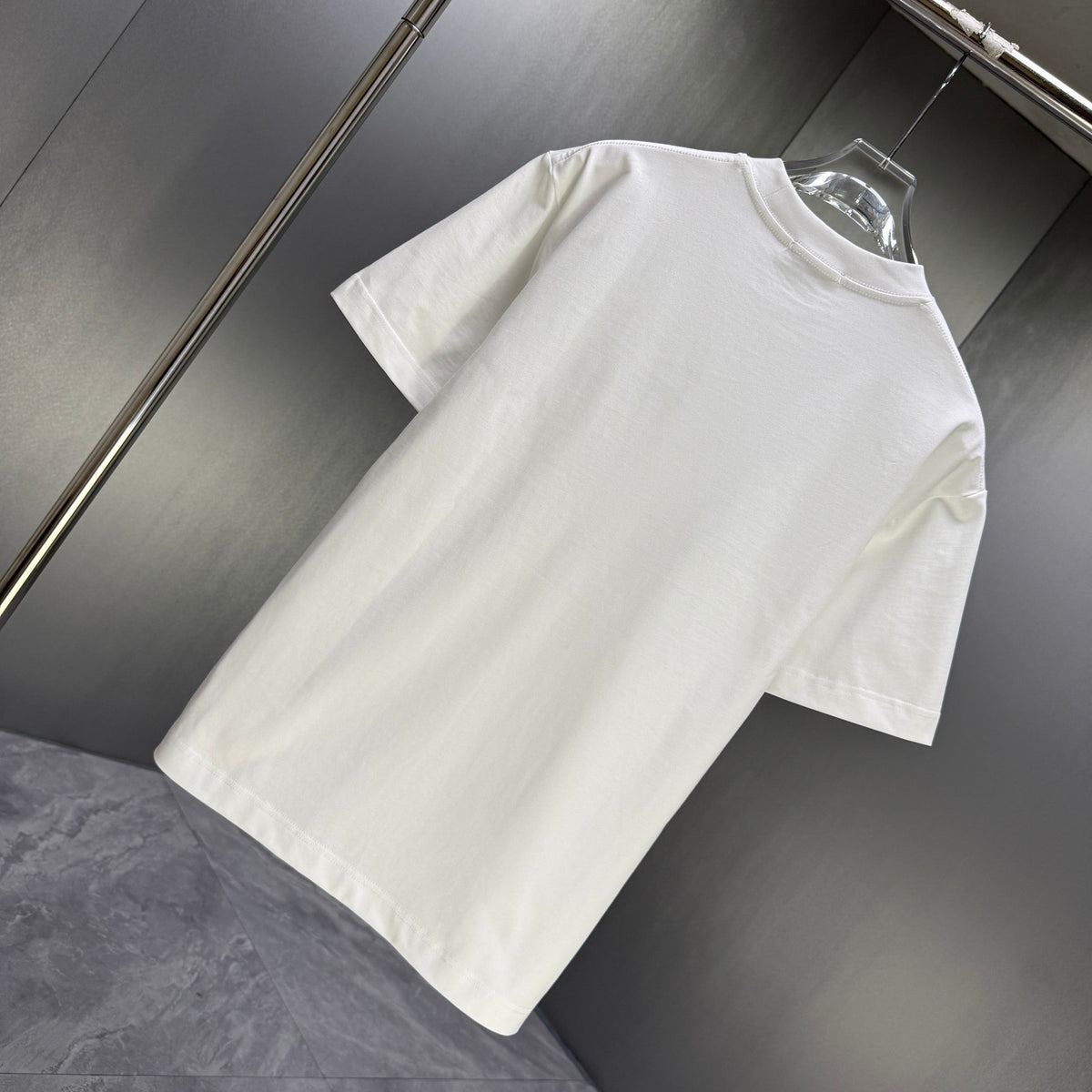 Acne Studios Square‑Face Patch 1996 Graphic Crew‑Neck Short‑Sleeve T‑Shirt